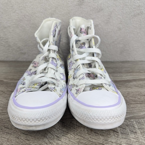 Converse All Star High Top Unicorn Sneakers Shoes Big Kids Size 5 - Picture 3 of 7